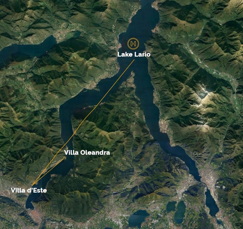 mappa bergamo lario ville