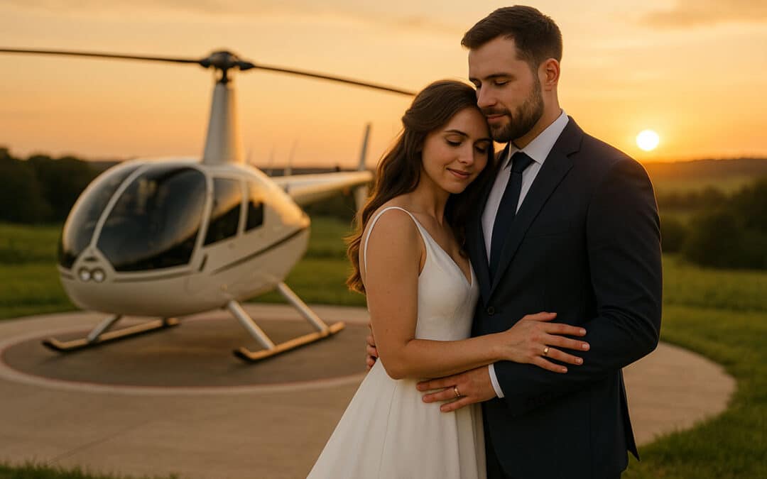 Helicopter wedding flights